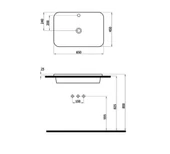 NEWARC DROP 60  CM LAVABO thumbnail 3