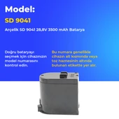 Arçelik SD 9041 28,8V 3500 mAh Batarya thumbnail 2