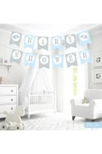 Baby Shower Harf Afiş - Mavi thumbnail 1