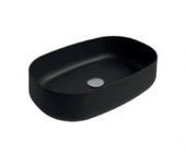 LAVELLİ TEZGAH ÜSTÜ LAVABO MAT SİYAH thumbnail 1