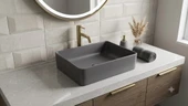 SİLVER TEZGAH ÜSTÜ LAVABO MAT ANTRASİT thumbnail 2