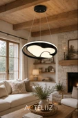 ARTELUZ KALP MODEL MODERN SARKIT AVİZE (50 CM) thumbnail 2
