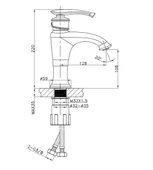 FONTANA LAVABO BATARYASI ROSE thumbnail 2
