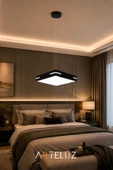 ARTELUZ KARE MODEL MODERN SARKIT AVİZE (30X30 CM) thumbnail 8