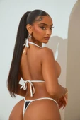 Bayan Metalli Tanga Bikini Takımı thumbnail 4
