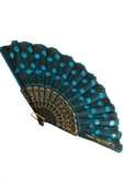 Çiçek Desenli Yelpaze thumbnail 3