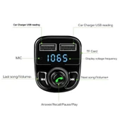 Carx8 Bluetooth Araç Kiti Fm Transmitter thumbnail 1