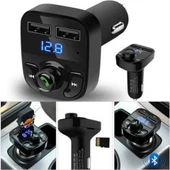 Carx8 Bluetooth Araç Kiti Fm Transmitter thumbnail 2