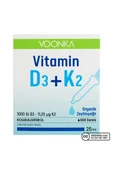 Voonka Vitamin D3+K2 Damla 25 ml thumbnail 2