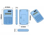 Powermaster PM-25420 Mavi Mini Hesap Makinesi thumbnail 3