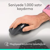 Logitech MX MASTER 4 KABLOSUZ PERFORMANS MOUSE-GRAFİT thumbnail 3