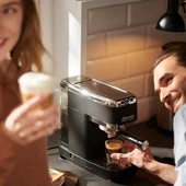 Tchibo Lapressa Manuel Espresso Makinesi (Siyah) thumbnail 5