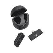 JBL Quantum Stream Kablosuz Lightning Yaka Mikrofonu - Siyah thumbnail 2