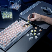 RAZER BLACKWIDOW V4 %75 PHANTOM WHITE EDITION US GAMING KLAVYE thumbnail 3