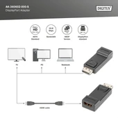 DIGITUS DP-HDMI Görüntü Adaptörü (AK-340602-000.S) thumbnail 3