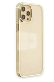 Newface Apple iPhone 12 Pro Max Kılıf Element Silikon - Gold thumbnail 2