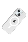 Joko Apple iPhone 15 PC Blank Magsafe Kapak - Şeffaf thumbnail 2