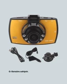 Full HD Araç Kamerası G Sensor Gece Görüşlü Dash Cam thumbnail 3