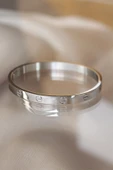 316L Çelik Silver Renk Bilezik thumbnail 1