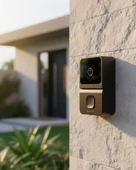 WiFi Akıllı Kapı Zili 85 Derece Geniş Açı Android iOS Uyumlu thumbnail 1