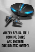 Bluetooth Kulaklığı Led Işıklı Kablosuz ANC Özelliği thumbnail 1