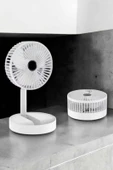Soğutucu Vantilatör Telefon Standlı Mini Fan thumbnail 3