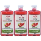 Sensitive Flowers Watermelon Strawberry Refreshing Duş Jeli 3 X 650 Ml thumbnail 1