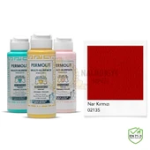 Permolit Multi Surface Akrilik Hobi Boyası NAR KIRMIZI 120 ml. thumbnail 1