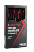 İzeltaş 4100 Yıldız Tornavida Seti Kraft 7 Parça thumbnail 2