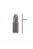 Bits Uç, Yıldız Matkap Ucu PH2X25 mm 10 Adet thumbnail 2