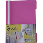 Bafix Telli Dosya Plastik XL Pembe A4 (50 li) thumbnail 1