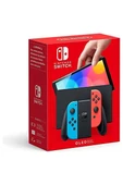Nintendo Switch Oled Oyun Konsolu Kırmızı-Mavi thumbnail 4