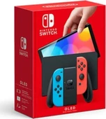 Nintendo Switch Oled Oyun Konsolu Kırmızı-Mavi thumbnail 5