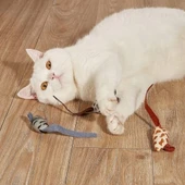 Peluş Fare Kedi Oyuncağı 3 Adet thumbnail 1