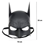 Siyah Çocuk Batman Maskesi Lastikli thumbnail 2