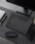 Bluetooth Klavye Mouse Seti Taşınabilir Wireless Bilgisayar Aksesuarı thumbnail 1