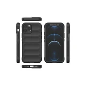 İphone 12 Pro Kılıf Optimum Silikon - Siyah thumbnail 3