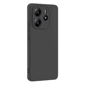 Xiaomi Redmi Note 14 4g Kılıf First Silikon - Siyah thumbnail 3