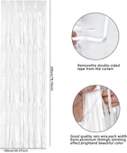 Soft Beyaz Renk Duvar Ve Kapı Perdesi İthal 100x200 Cm thumbnail 2