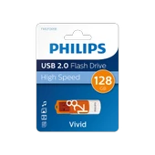 PHILIPS FM12FD05B, 128GB, USB 2.0, Vivid, Turuncu, Flash Disk thumbnail 1