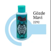 Rich Multi Surface 2292 Gözde Mavi Akrilik Boya 120 cc thumbnail 1