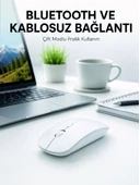 Bluetooth Kablosuz Wireless Mouse Şarjlı Sessiz Ergonomik 5000 Dpı Fare thumbnail 1