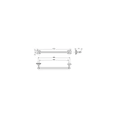 Q- A44995 Uzun Havluluk, Krom thumbnail 3