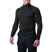 5.11 Mock Neck Ls Top Siyah thumbnail 3