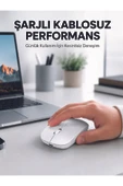 5000 DPI Bluetooth Kablosuz Mouse Hafif Ergonomik Sessiz Wireless Fare thumbnail 1