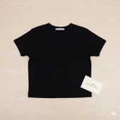crop kısakollu body siyah thumbnail 2