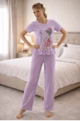2675 Berrak Baskılı Bayan Pijama Takımı thumbnail 3