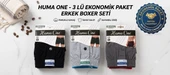 Huma One Erkek Havlu Bel Düz Boxer 3 lü thumbnail 2
