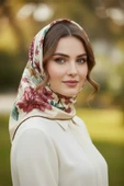 Mısırlı Polyester Eşarp Desen 2 thumbnail 1