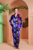 PJS 27079 Kadın Düğmeli Pijama Takımı thumbnail 3